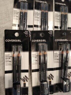 Covergirl Easy Breezy Brow Fill + Define Pencils Black 500